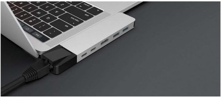 HyperDrive GN28N-SILBER NET 6-in-2 USB-C Hub - Silber, Silber