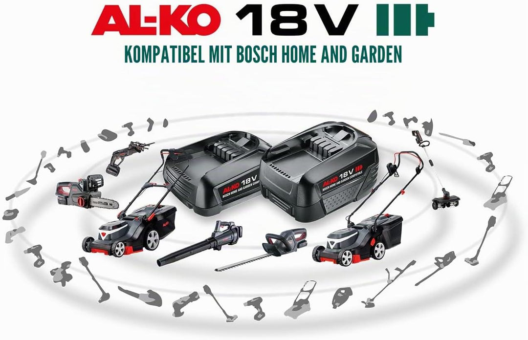 AL-KO Akku-Laubbläser LB 1860, 18 V Li-Ion (Akku und Ladegerät im Lieferumfang), 45 m/s Luftgeschwin