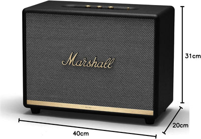 Marshall Woburn II Bluetooth Lautsprecher, Kabelloser - Schwarz (EU) Schwarz Heimlautsprecher Woburn