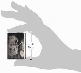 ZIPPO – Sturmfeuerzeug, Spazuk Grenade, 360° Photo Image, High Polish Black, nachfüllbar, in hochwer
