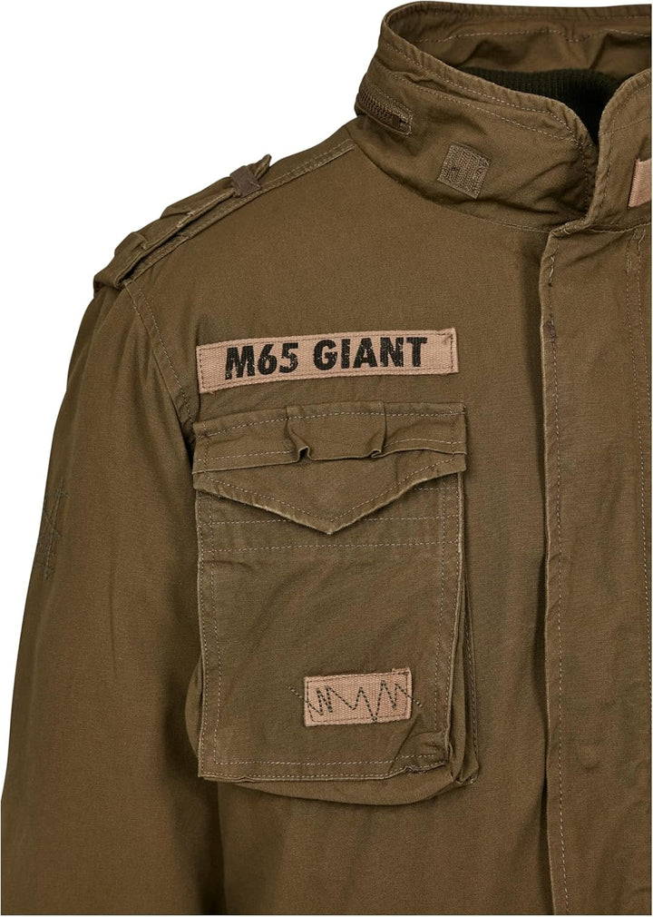 Brandit M65 Giant Herren Jacke Parka Winterjacke S Grün (Oliv 1), S Grün (Oliv 1)