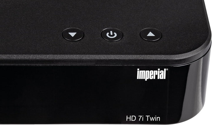 IMPERIAL HD 7i Twin – HD Twin Sat-Receiver (2 Empfänger, SAT>IP, Bluetooth, alphanumerisches Display
