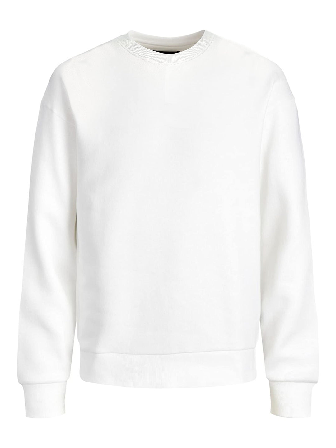 JACK &amp; JONES Male Sweatshirt Klassisches L Weiss (White/Reg Fit), L Weiss (White/Reg Fit)