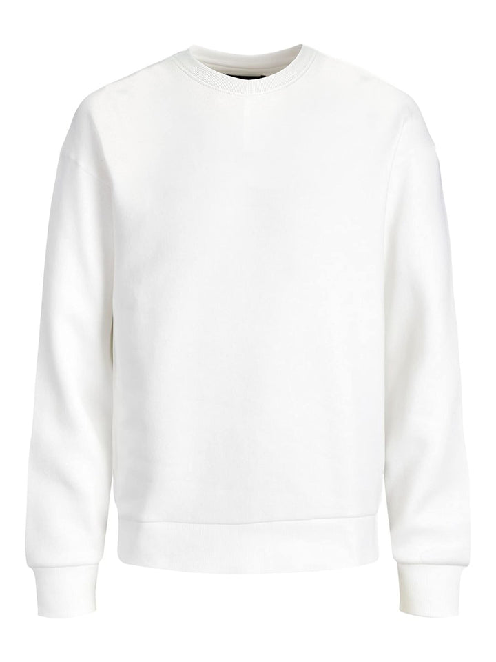 JACK &amp; JONES Male Sweatshirt Klassisches L Weiss (White/Reg Fit), L Weiss (White/Reg Fit)