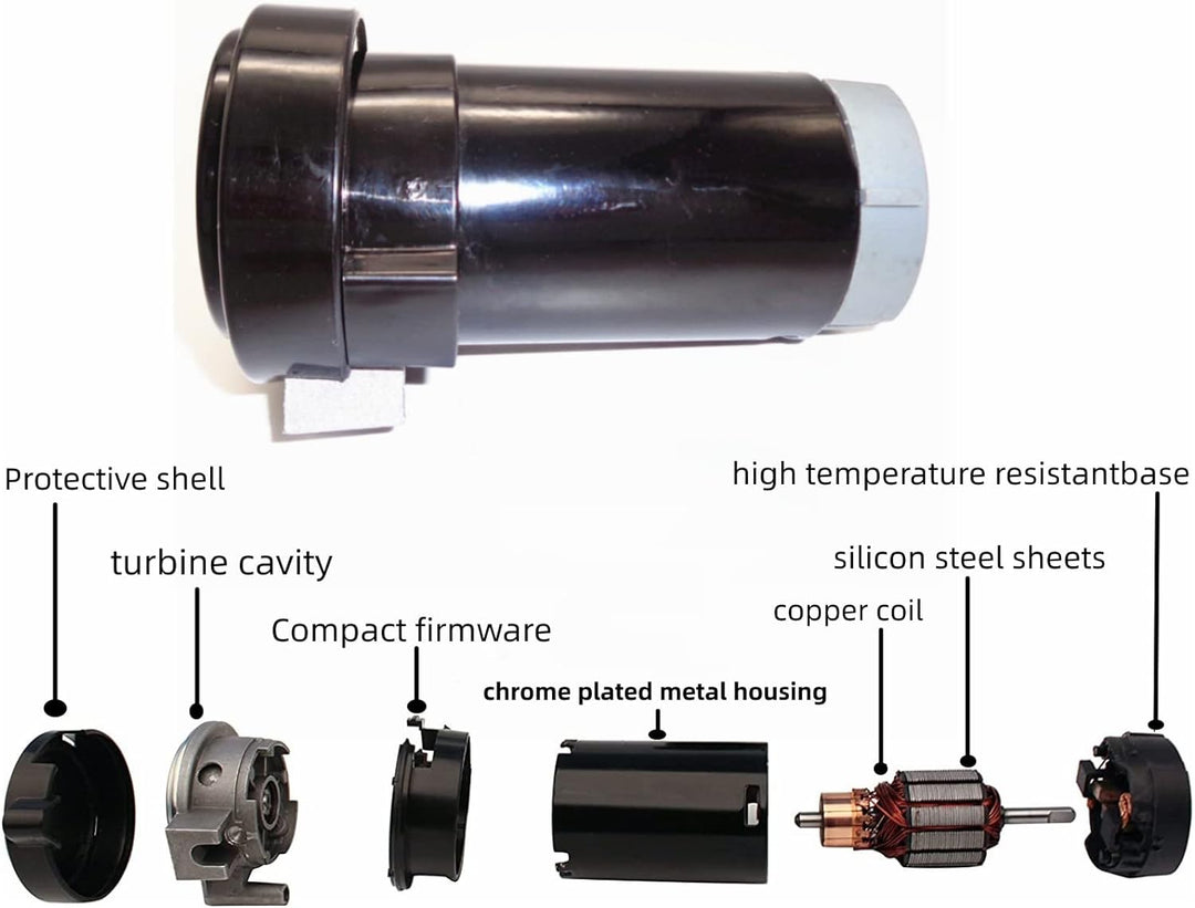 YIYIDA Lufthupe Auto Hupe Car Horn 24V LKW Hupe Doppelrohr Zink Chrom elektrische Hupe schwarz 170db