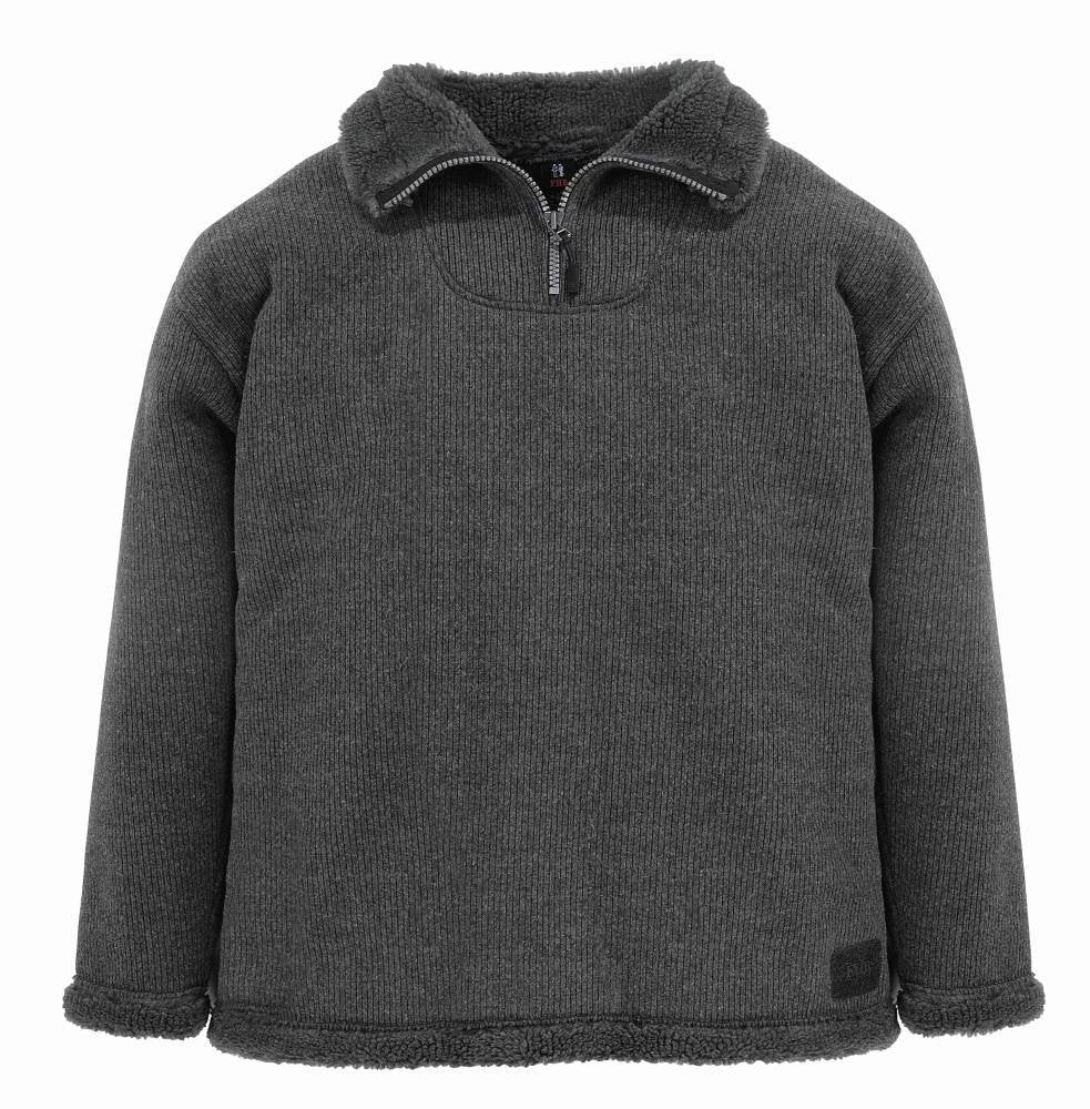 FHB 33344-12-40/42 Webpelz-Troyer, Grau, Gr. XXXL Grau 3XL, Grau 3XL