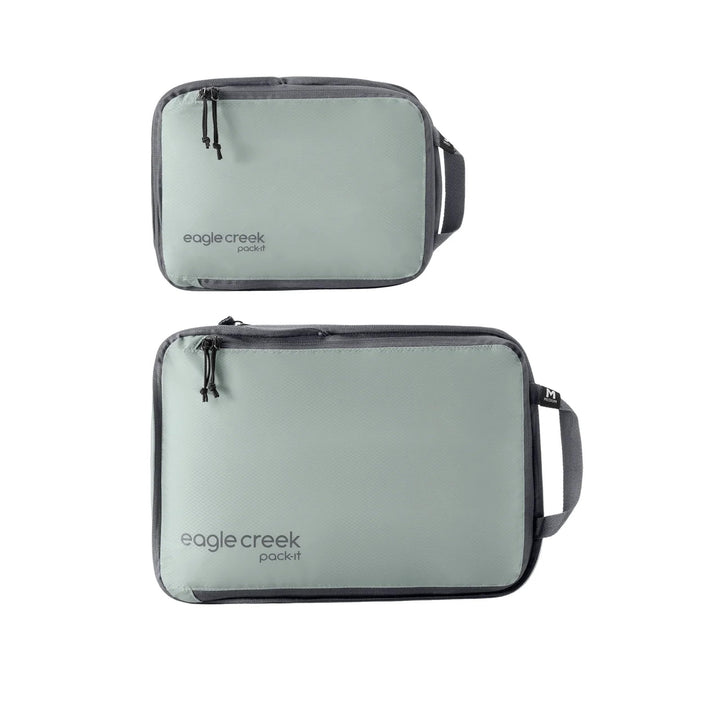 Eagle Creek Pack-It Isolate Kompressions-Packwürfel Set S/M I Ultraleichtes 2er Set I Bis zu 70% wen