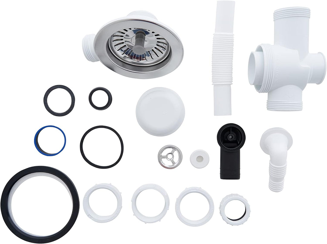 respekta Spüle Granitverbundspüle Granitspüle Einbauspüle 81 x 50 cm grau 81 cm Titanium Grau, 81 cm