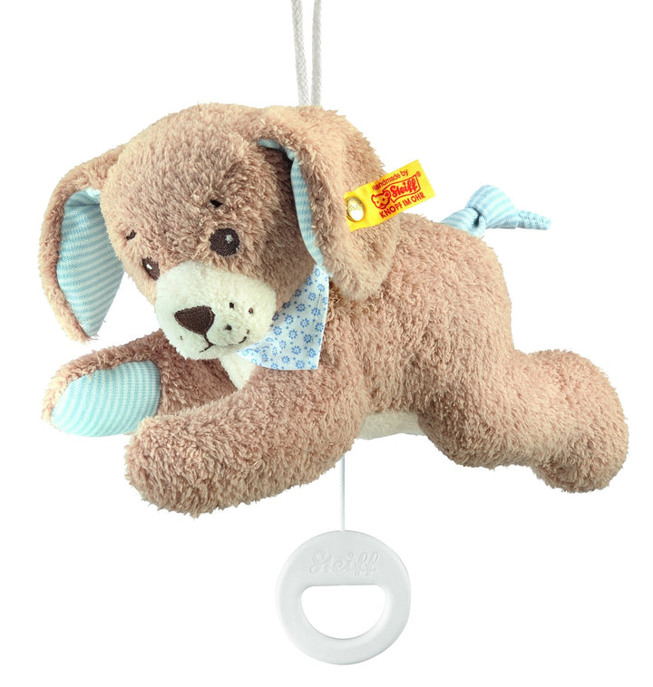 Steiff 239700 Gute-Nacht-Hund Spieluhr Plüschtier, Mehrfarbig, Medium, 22 cm, 22 cm
