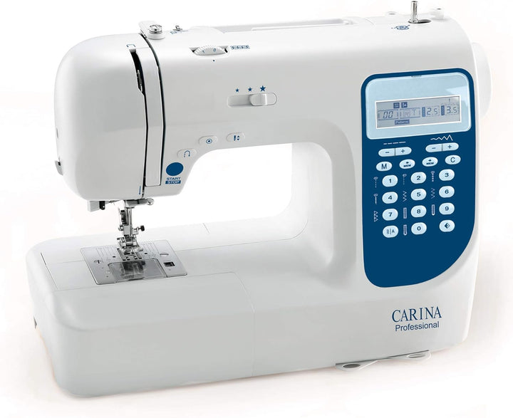 Carina Professional - Computer-Nähmaschine für Einsteiger, Fortgeschrittene & Profis; LED-Bildschirm