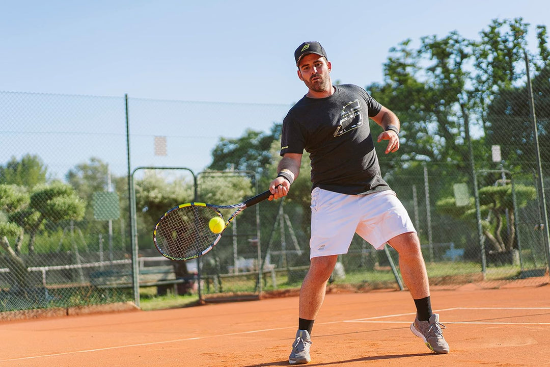 Babolat - Evo Aero Tennisschläger Besaitet für Erwachsene - Kraft & Komfort - Aerodynamischer Spin A