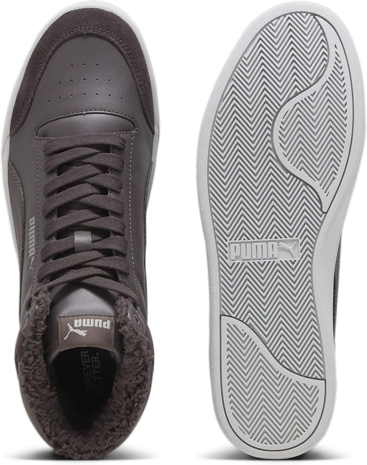 Puma Shuffle Mid Fur Unisex Sneaker 38.5 EU Grau Flat Dark Gray Cast Iron Cool Light Gray, 38.5 EU G