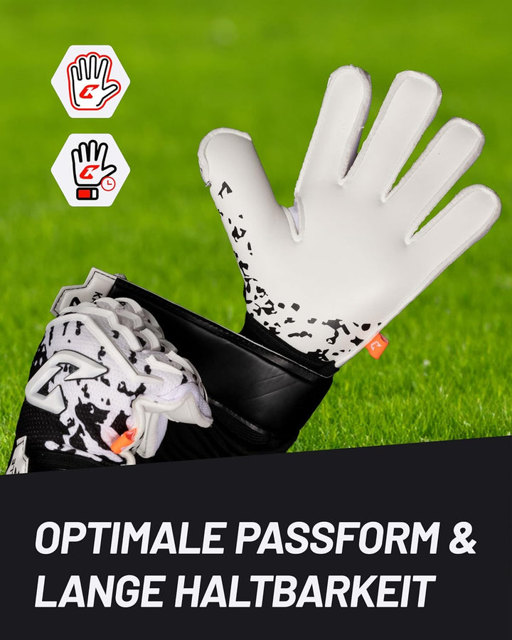 CATCH & KEEP Torwarthandschuhe Kralle Junior Pro 3.0 - Professionelle Torwart-Fussballhandschuhe für