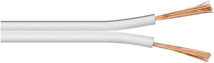 Goobay 15101 Lautsprecherkabel 2x0,5mm² Kupfer Litze / Boxenkabel Audio Kabel Meterware / Speaker Ca