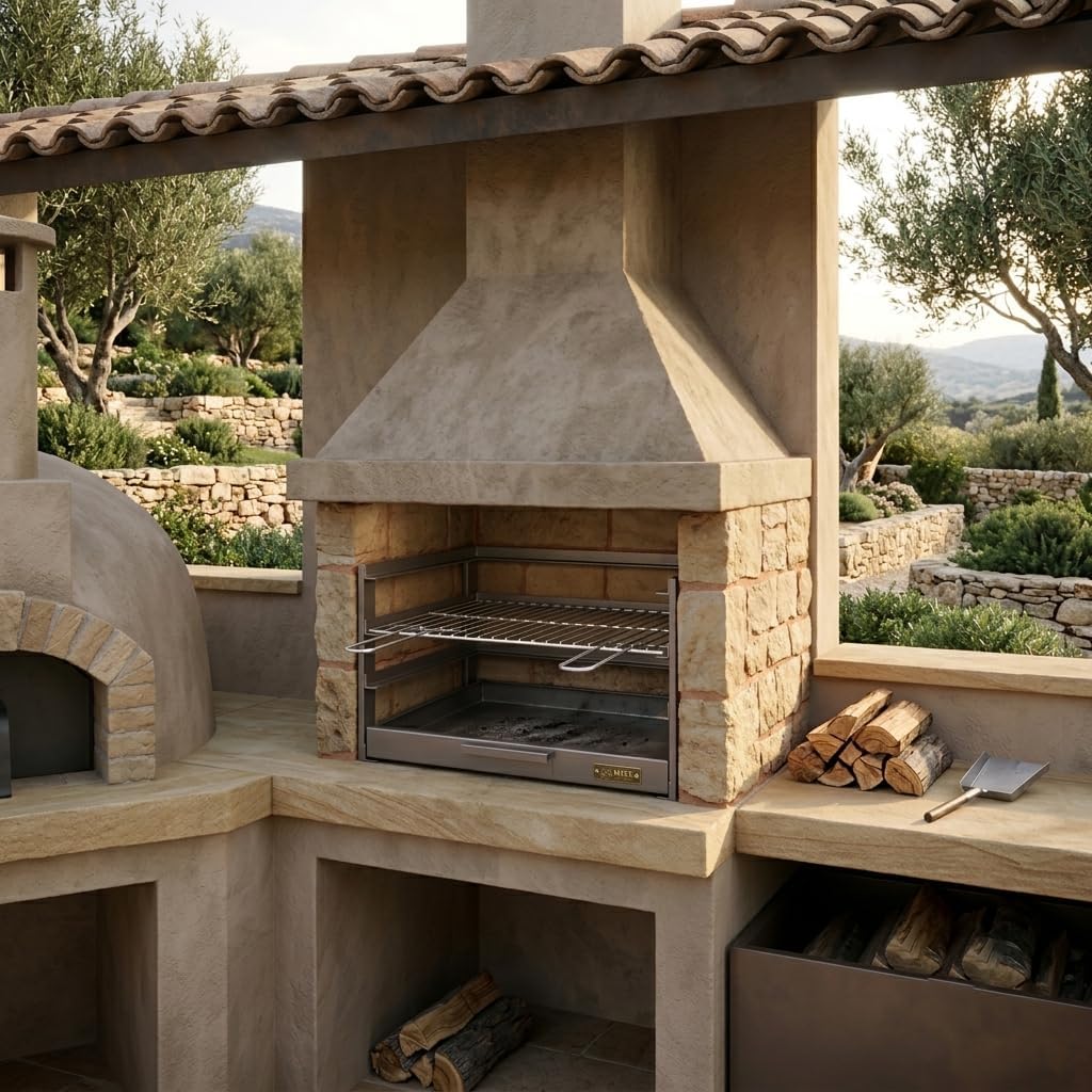 Imex El Zorro Grillschublade mit verzinktem Grillrost, Schwarz, 57 x 41 x 35 cm, 71475.0