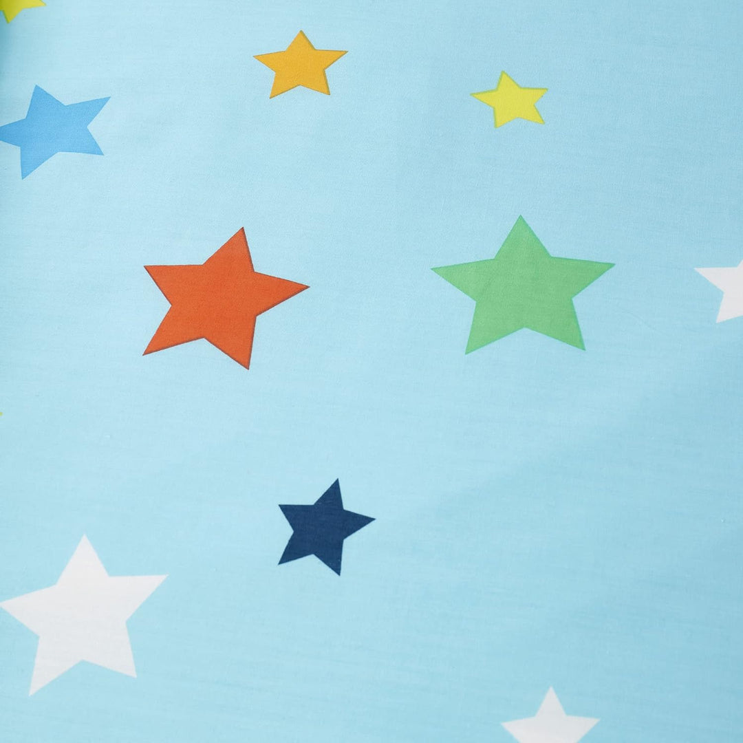 Happy Linen Company Bettwäsche-Set für Mädchen und Jungen, verschiedene Sterne, wendbar, für Doppelb