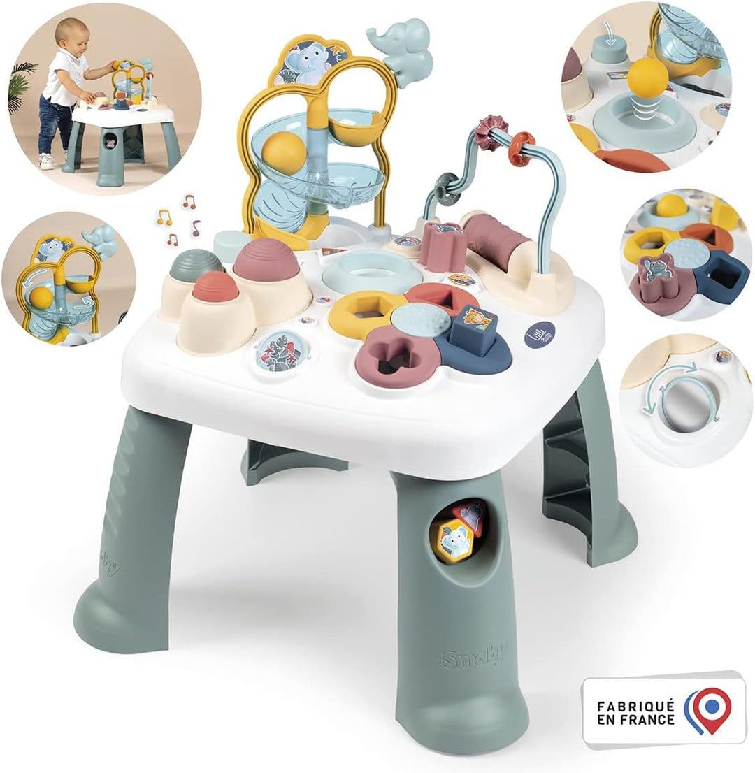 Smoby Toys - Little Smoby Spieltisch ab 1 Jahr - Activity-Tisch mit Lern- und Motorik-Spielzeug für