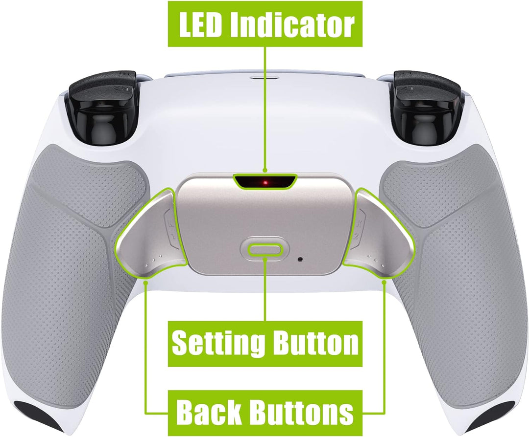 eXtremeRate Programmierbares Rise (RMB) Remap Kit für ps5 Controller BDM-030/040, Real Metal Buttons