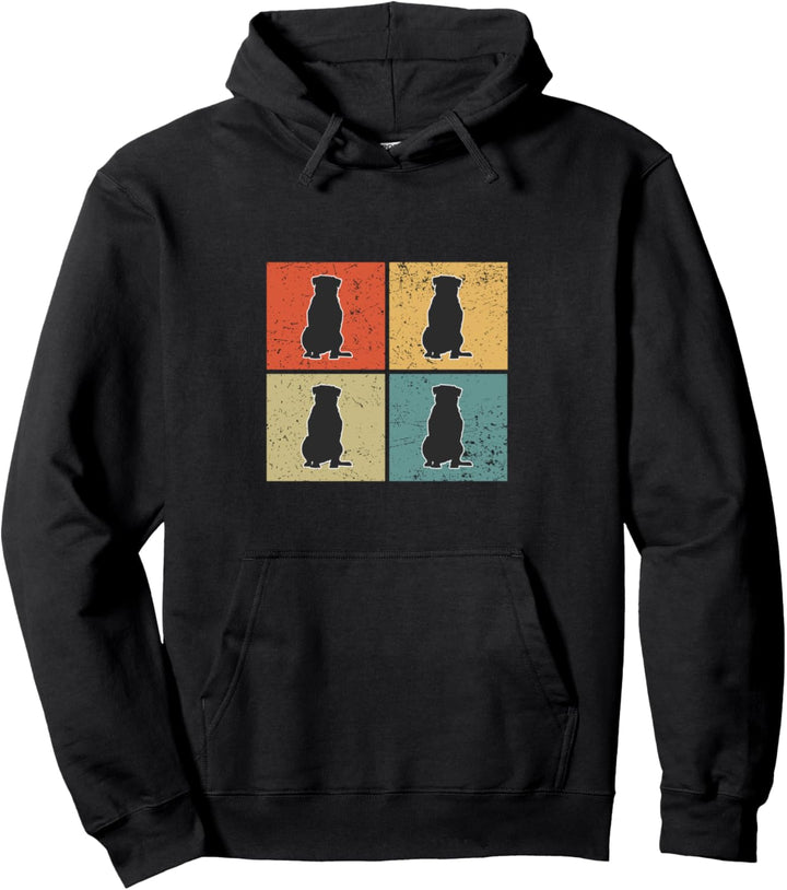 Rottweiler Vintage Pullover Hoodie