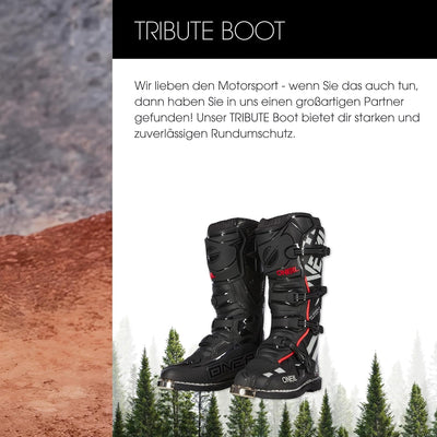 O'NEAL Motocross Stiefel TRIBUTE Boot SQUADRON V.21 I MX Enduro I Ergonomische Motorradschuhe Herren