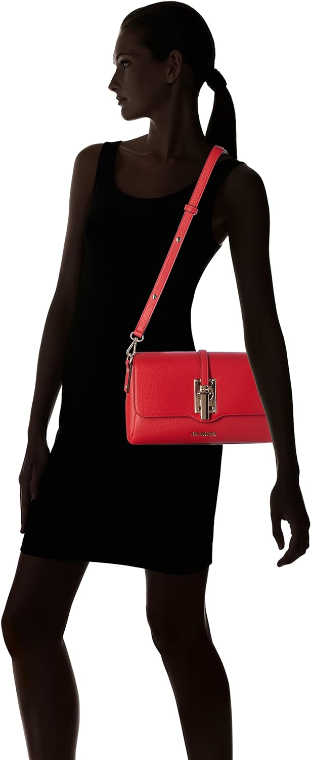 Love Moschino Women's Jc4313pp0gkw0 Shoulder Bag, 16X27X15 Rot, Rot