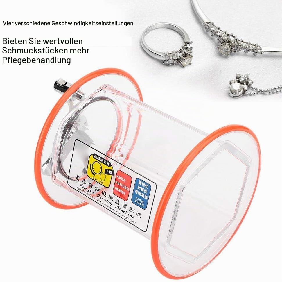 Schmuck Polierer, ST 2000 Walzentrommel Rotationspolierer Eimer Schmuck Trommel Poliermaschine