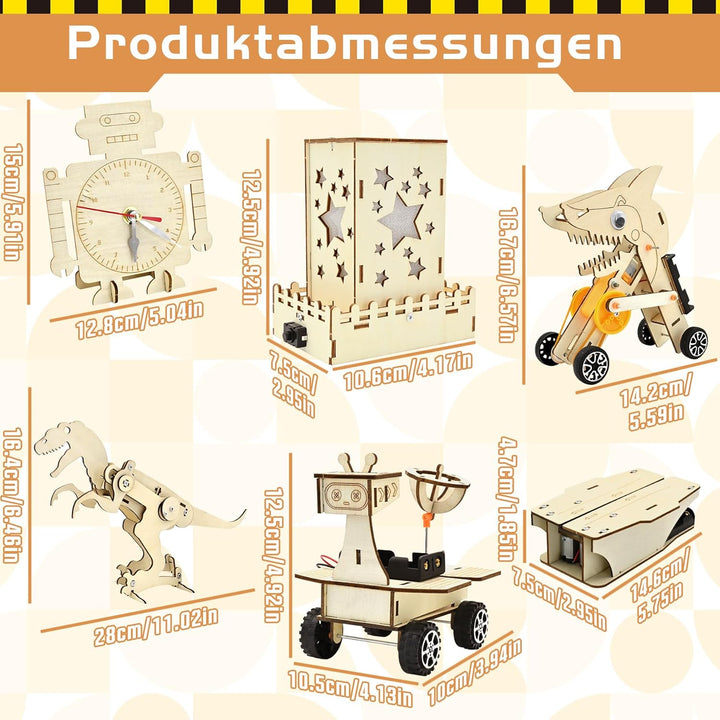 FEMBW Experimente für Kinder ab 8 9 10 11 12 13 14, Kosmos Experimente Spielzeug Roboter, Experiment