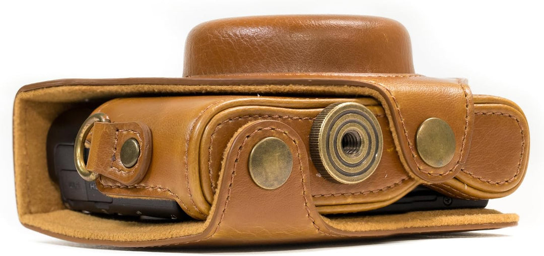 MegaGear MG598 Sony Cyber-shot DSC-HX99, DSC-HX95, DSC-HX90V, DSC-HX80 Ever Ready Leder Kameratasche