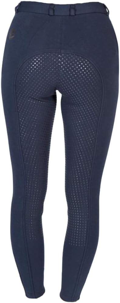 PFIFF Reithose Sanja Silikon-Grip-Vollbesatz Damen Dunkelblau 36