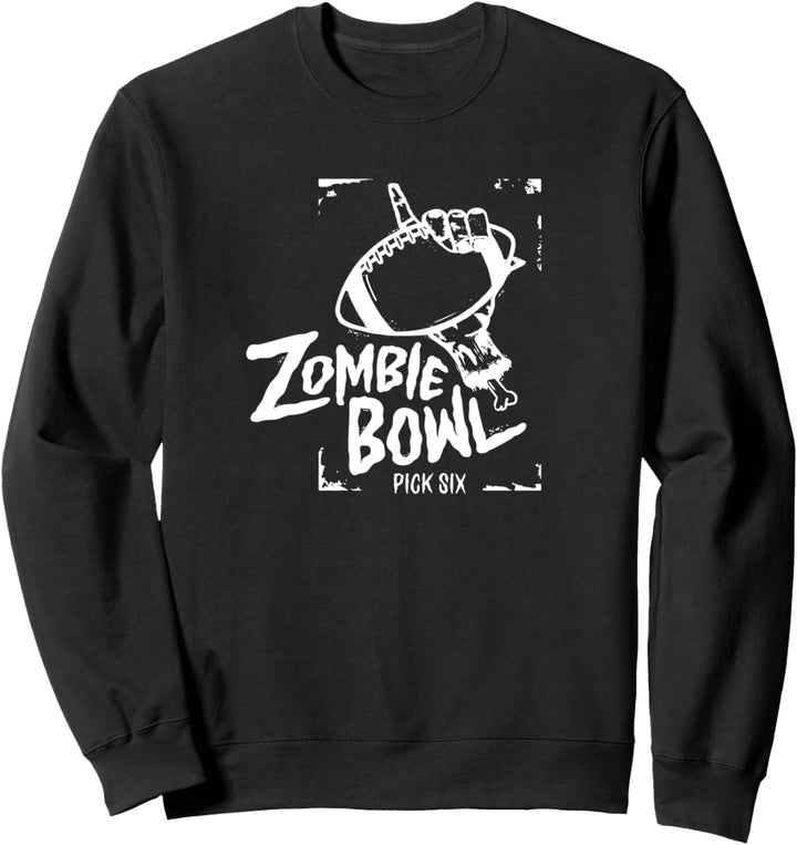 Pick Six Zombie Bowl inverse Sweatshirt