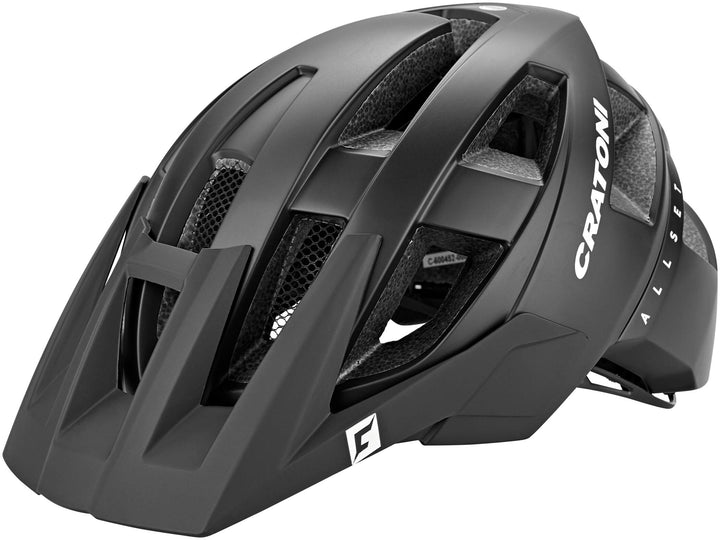 Cratoni Fahrradhelm AllSet S/M Black Matt, S/M Black Matt