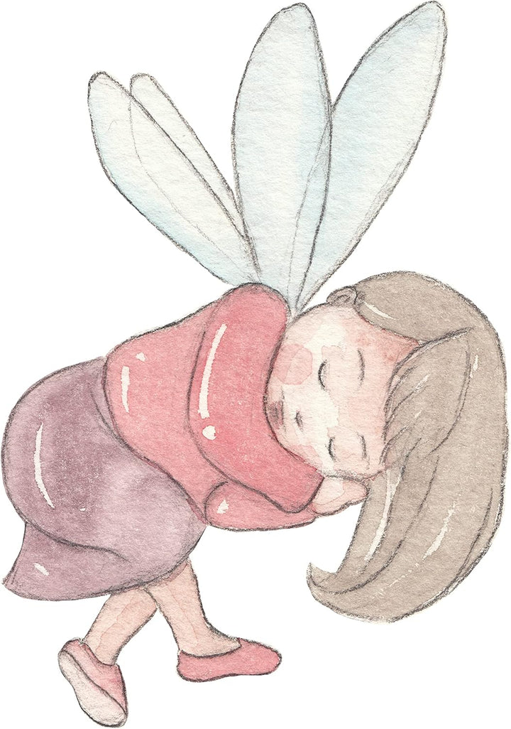 TinyFoxes Leuchtsticker Schlafende Fee (20 x 20 cm) - von Kristin Franke, 20 x 20 cm