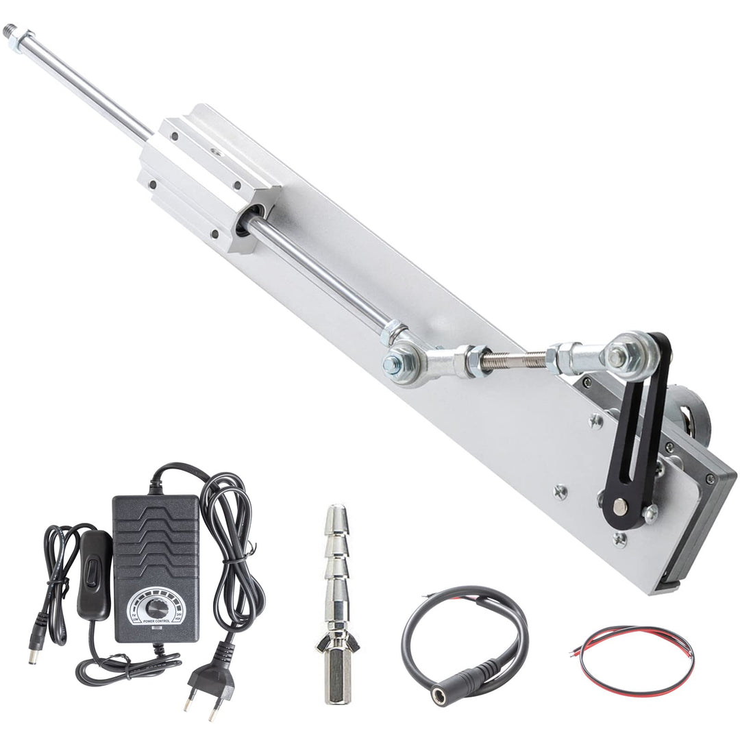 Hubkolbenmotor DC 24V Linearaktuator DIY Motor 3-15cm Hub 120rpm mit Drehzahlregler und Ende Verbind