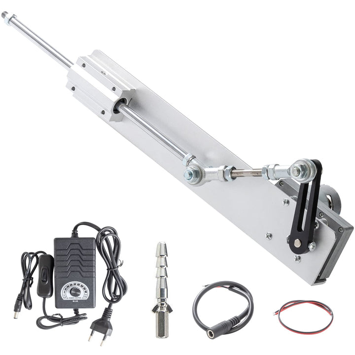Hubkolbenmotor DC 24V Linearaktuator DIY Motor 3-15cm Hub 120rpm mit Drehzahlregler und Ende Verbind