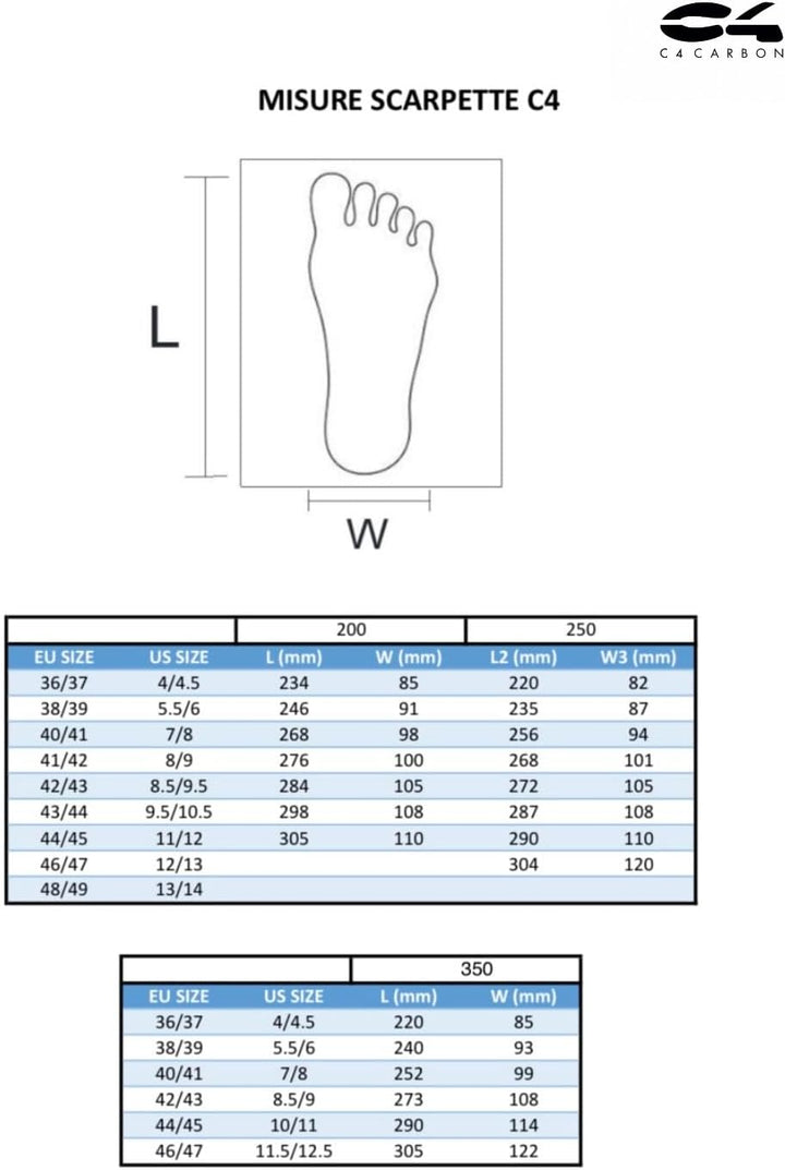 Umberto Pelizzari C4 Flossen – Schaufel weich und mittelgross aus Technopolymer mit Schuh 250 Apnoe