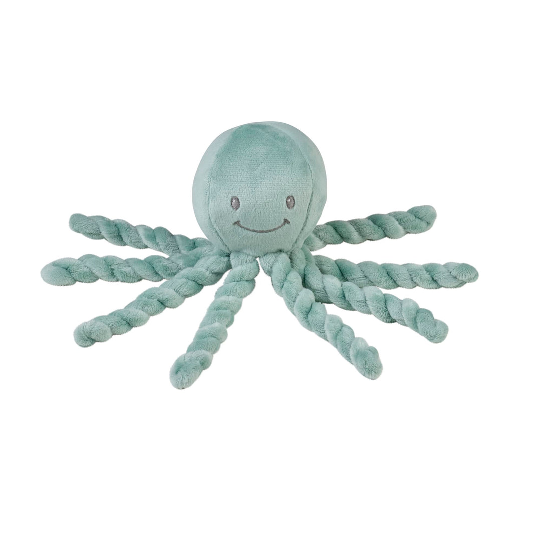 Nattou Cuddly Octopus LAPIDOU, 7,5 cm, Lapidou Copper Green grün, grün