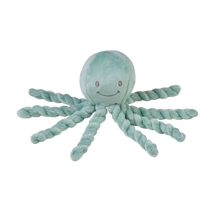 Nattou Cuddly Octopus LAPIDOU, 7,5 cm, Lapidou Copper Green grün, grün