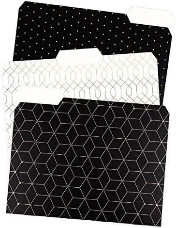 U Brands Fleuri Fashion Fächermappe 24 Pack Modern, klassisch, Modern, klassisch
