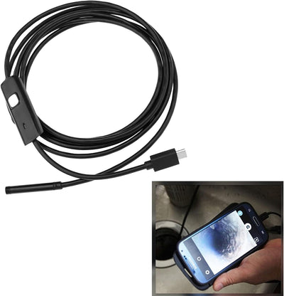 Usb Endoskop Inspektion Kamera Borescope Wasserdicht mit 6 LED Leuchten Kompatibel mit Android Win X