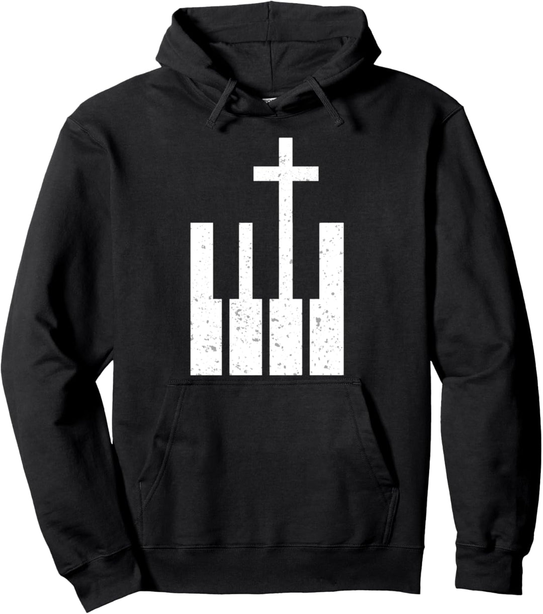 Klavier Religion Musiker Pullover Hoodie