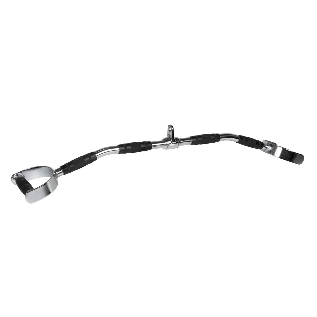 VirtuFit LAT Pulldown Bar Pro - Latzugstange - aus Chrom - Kabelzuggriff, Gerade Stange, Bizeps Stan