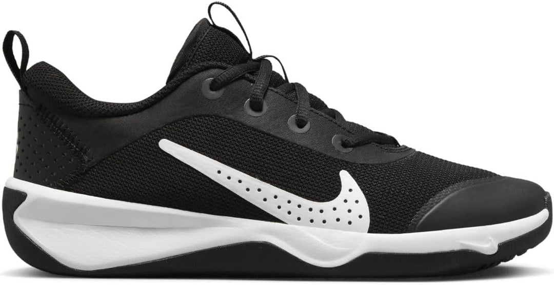 Nike Unisex Kinder Omni Sneaker 35.5 EU Black White, 35.5 EU Black White