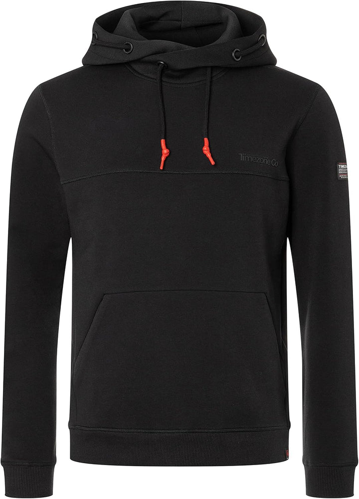 Timezone Herren Hi-tech Hoody Kapuzenpullover, L Jet Black