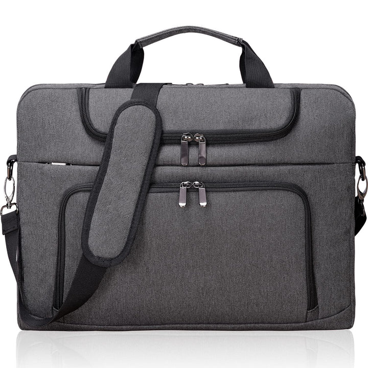 BERTASCHE Laptoptasche 17 Zoll - 17,3 Zoll Notebooktasche Schulter Tasche für Uni Arbeit Business 17