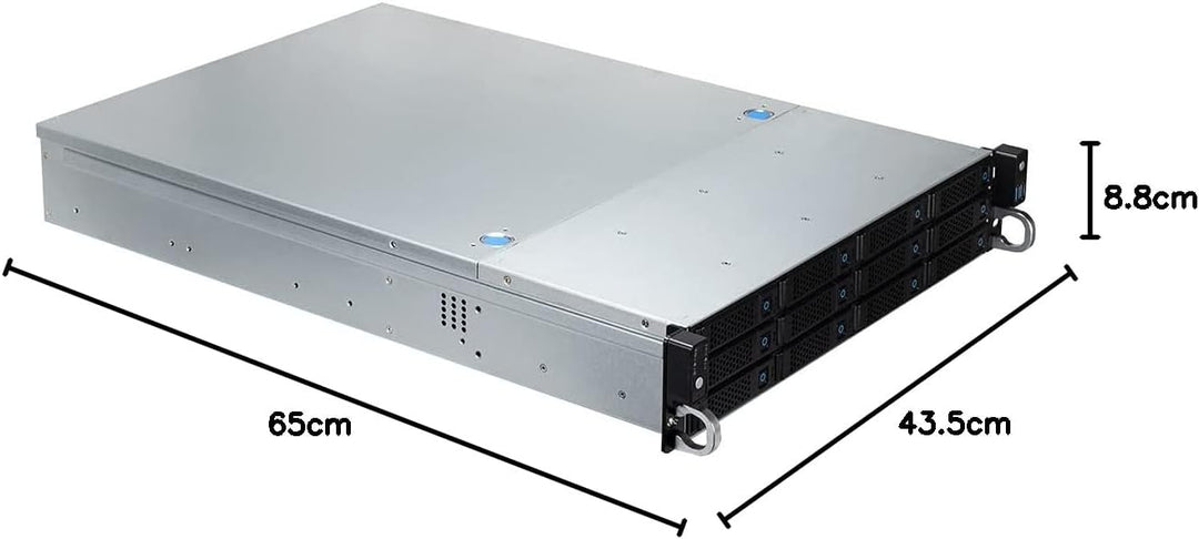 UNYKAch Chassis Rack Hot Swap 2U / 12 Bay