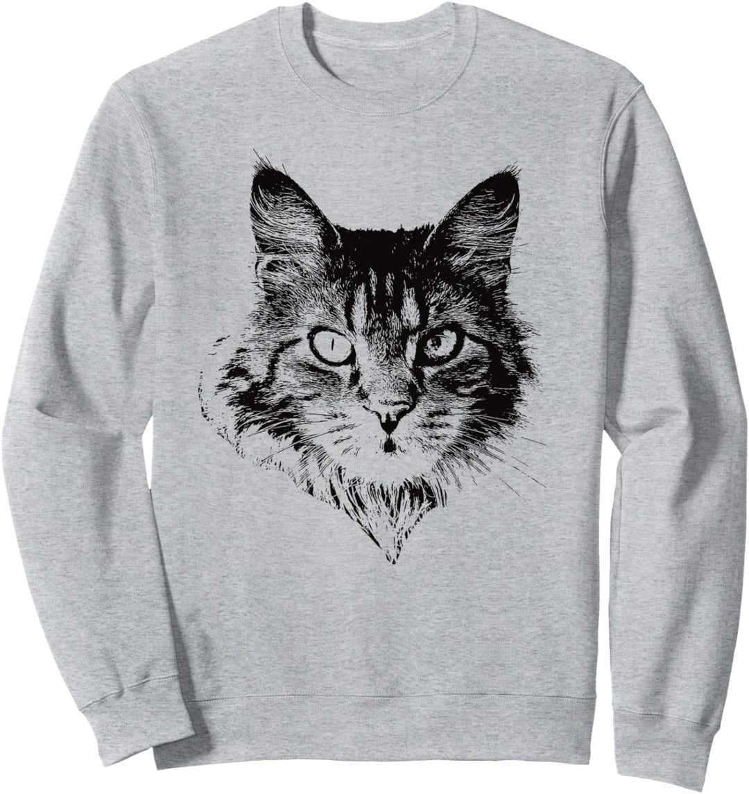Maine-Coon-Katze Sweatshirt