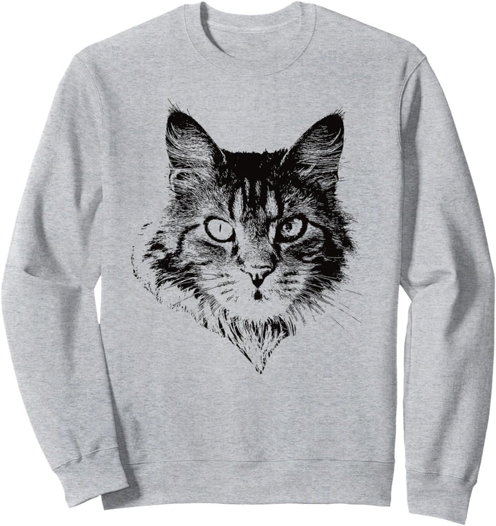 Maine-Coon-Katze Sweatshirt