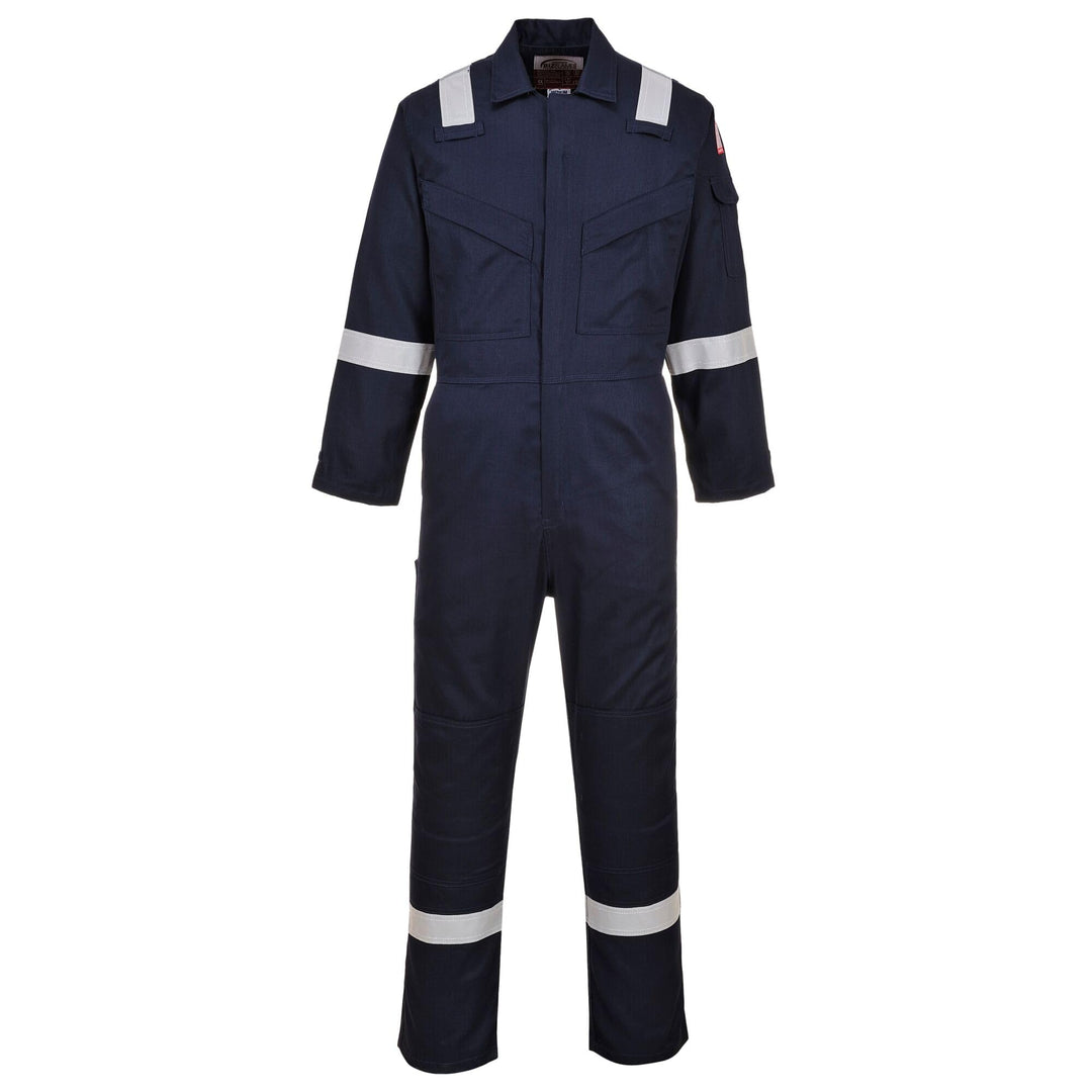 Portwest FR21 Leichter Anti-Statik Flammenresistenter Overall Marine S, Marine S