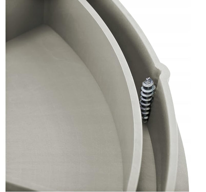 BABYLONPLAST Schachtabdeckung, Kanaldeckel, DN400, Kunststoff Schachtdeckel 15 kN - Passend für Ø400
