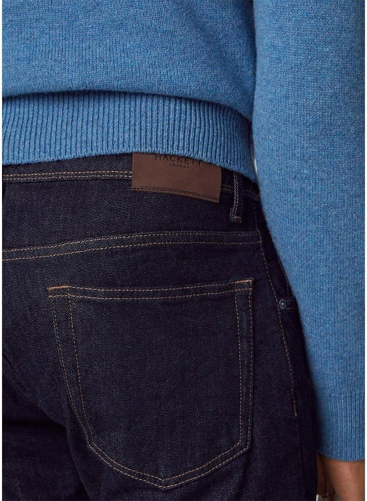 Hackett London Herren Rinse Wash Denim Jeans 28W / 28L Blue (Denim Blue), 28W / 28L Blue (Denim Blue